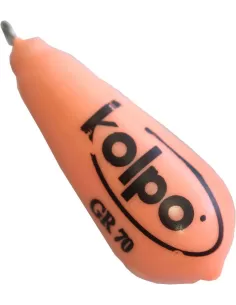 Piombi Angeln Kolpo Pera Extra phosphoreszierende Orange