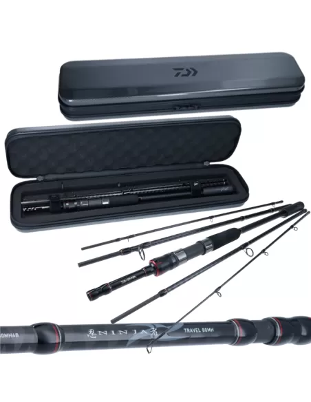 Daiwa Ninja Travel Travel Angelrute mit Koffer