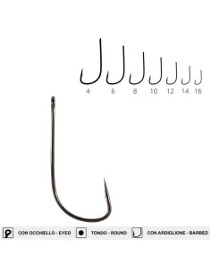 Maver Katana 1255 Angelhaken mit dünner und leichter Öse, speziell für Surfcasting, 20 Stk 2
