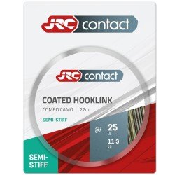 Jrc Contact Coated Hooklink Semi Stiff Color Camo 22 mt