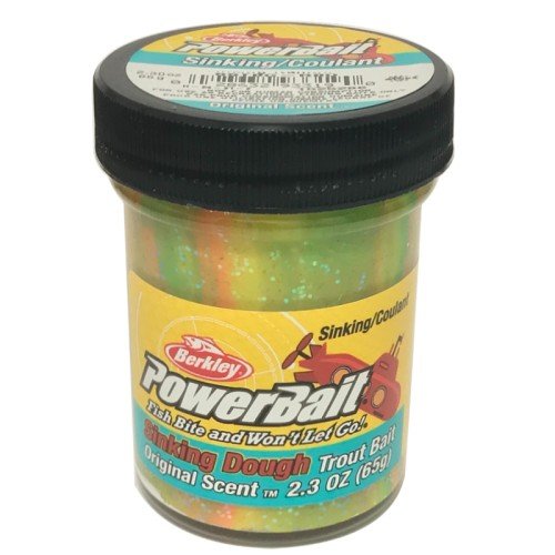 Berkley Powerbait Glitter Trout Bait Rainbow Batter für sinkende Forellen Berkley