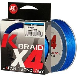 Kolpo K Braid X4 Braided Premium Quality 300 mt Blue 