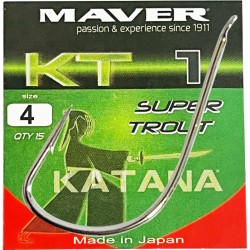 Maver Angelhaken Katana Super Forelle KT1 15 Stück