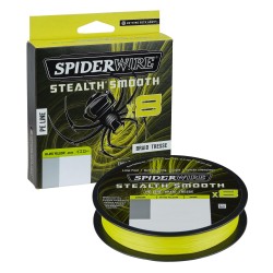 Spiderwire Stealth Smooth8 X8 PE Geflecht 8 Köpfe 150mt Gelb