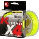 Kolpo K Braid X4 geflochten E-Premium Qualität 300 mt Gelb Fluo Kolpo