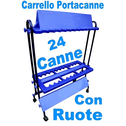 Carrello portacanne - 24 posti Lineaeffe