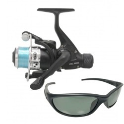 Fishing reel Yell Rd and polarized glasses