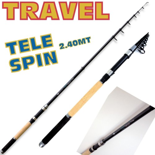 Angelrute Travel Telespin Super Compact 10-40g Lineaeffe
