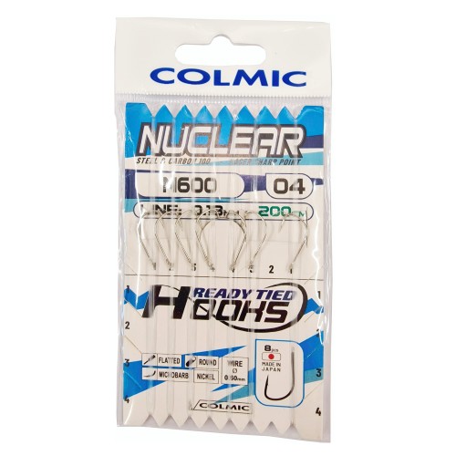Colmic Nuclear N600 Haken gebunden mit 200 cm 8 Haken Colmic
