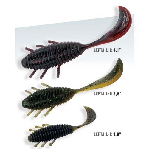 Herakles Leftail R bietet Silikonköder zum Spinnfischen 8,7 cm 8 Stück