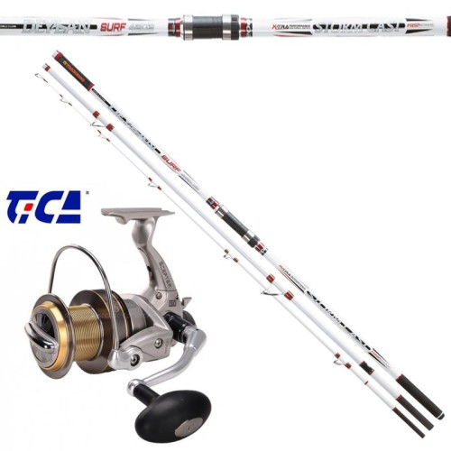 Kits Surf Fishing Rod + Reel Tica Scepter Deylan Trabucco Equipment, fishing rods and fishing reels