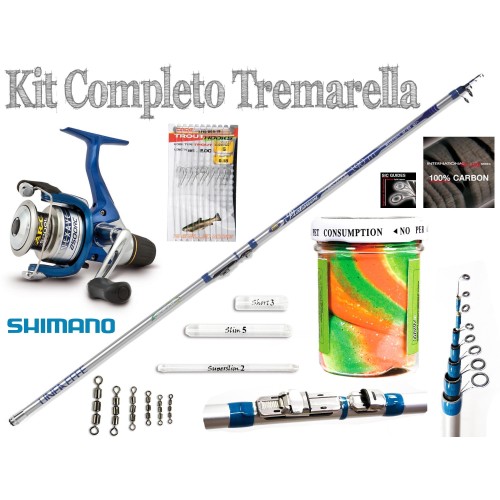 Kit Tremarella - Canna Mulinello e accessori Shimano