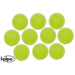 Kolpo Hard Fluorescent Runde perforierte Perlen 