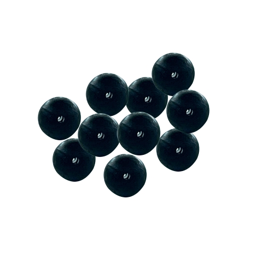 kolpo starre Knotensparperle perforiert schwarz 10 Stück Angebot Kolpo - Pescaloccasione