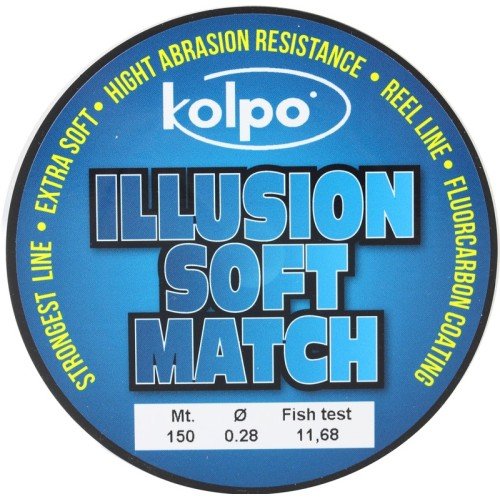 Angeln Linien Illusion Soft Match 150 mt Kolpo