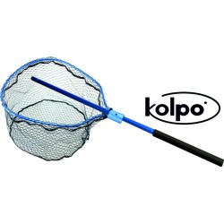 Fishing landing net Top Evo Large rubber mesh Kolpo