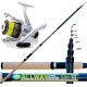 Handyman Wire Rod + Reel + Fishing Kit Bolognese Lineaeffe