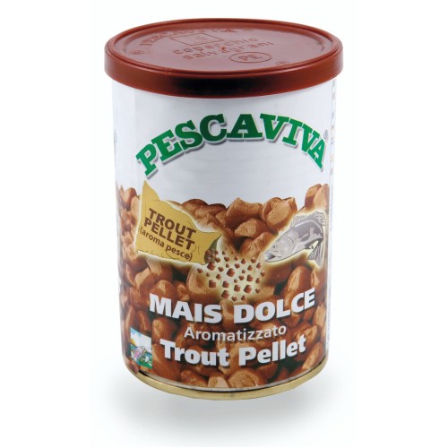 Pescaviva Mais aromatisiert Forelle Pellet Pescaviva