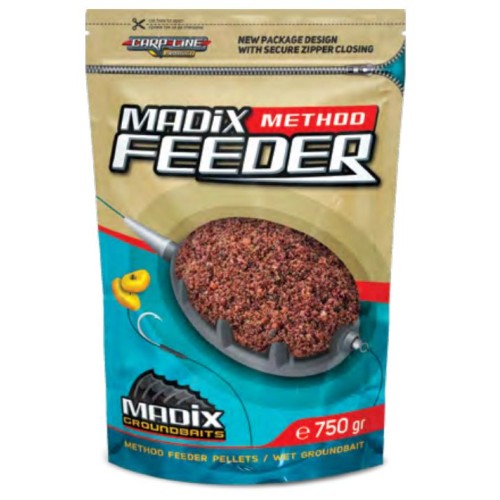 Madix Method Feeder Spezifisches Grundfutter für besonders attraktives Method-Angeln, 750 g Madix