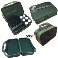 Ngt Folding Carp System And Storage Case Bosra Accessory Holder With Side Table