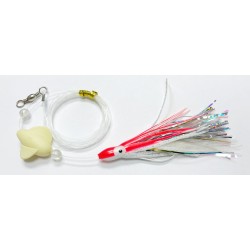 Olympus Octopus mounted with propeller 10.5 cm white red
