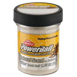 Berkley Powerbait Glitter Trout Bait White Batter for Aniseed Trout