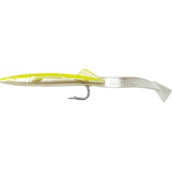 Raglou Special Silicone Bait Trolling with Hook 10.5 cm original yellow color