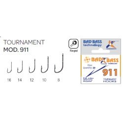 911 Bad Bass Tournament fishing hooks Bad Bass with loop
