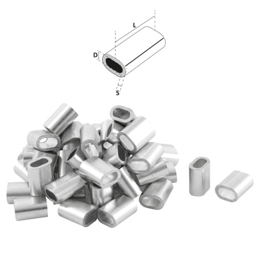 Aluminiumrohre für Montage Cofffe und Palamiti 1000 Stück Sele