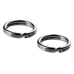 Split Ring Stahlringe 10er-Pack