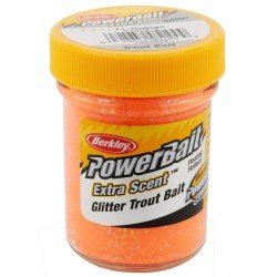 Berkley Powerbait Glitter Forelle Bait fluoreszierende Orange Forelle Teig für Forelle