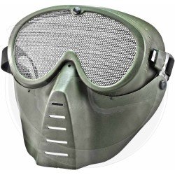 Airsoft mask with grid
