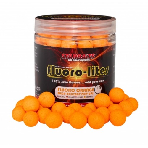 Fluorolite Pop-Up-Starbaits Orange Starbaits