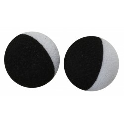 Starbaits boilies 14 mm two-color black white