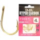 Fish hooks Duel Hyper Carbon Series 300 Golden with Eyelet Duel