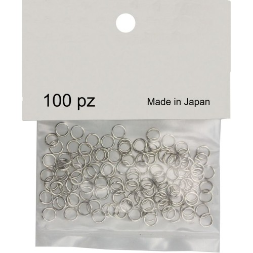 Edelstahl Ringe 100 Stück Made in Japan aufgeteilt Kolpo