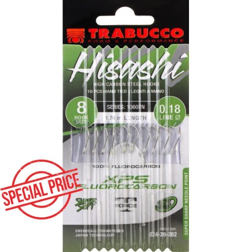 Fish hooks Tied Trabucco Hisashi 10607N SPECIAL PRICE Equipment, fishing rods and fishing reels