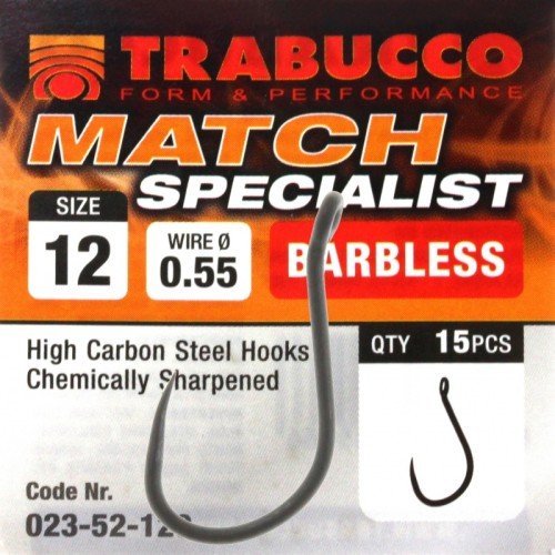 Fisch Haken Trabucco Match-Spezialist Barbles Ausrüstung, Angelruten und Angelrollen