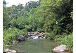 Angeln im Trentino am Fluss Chiese